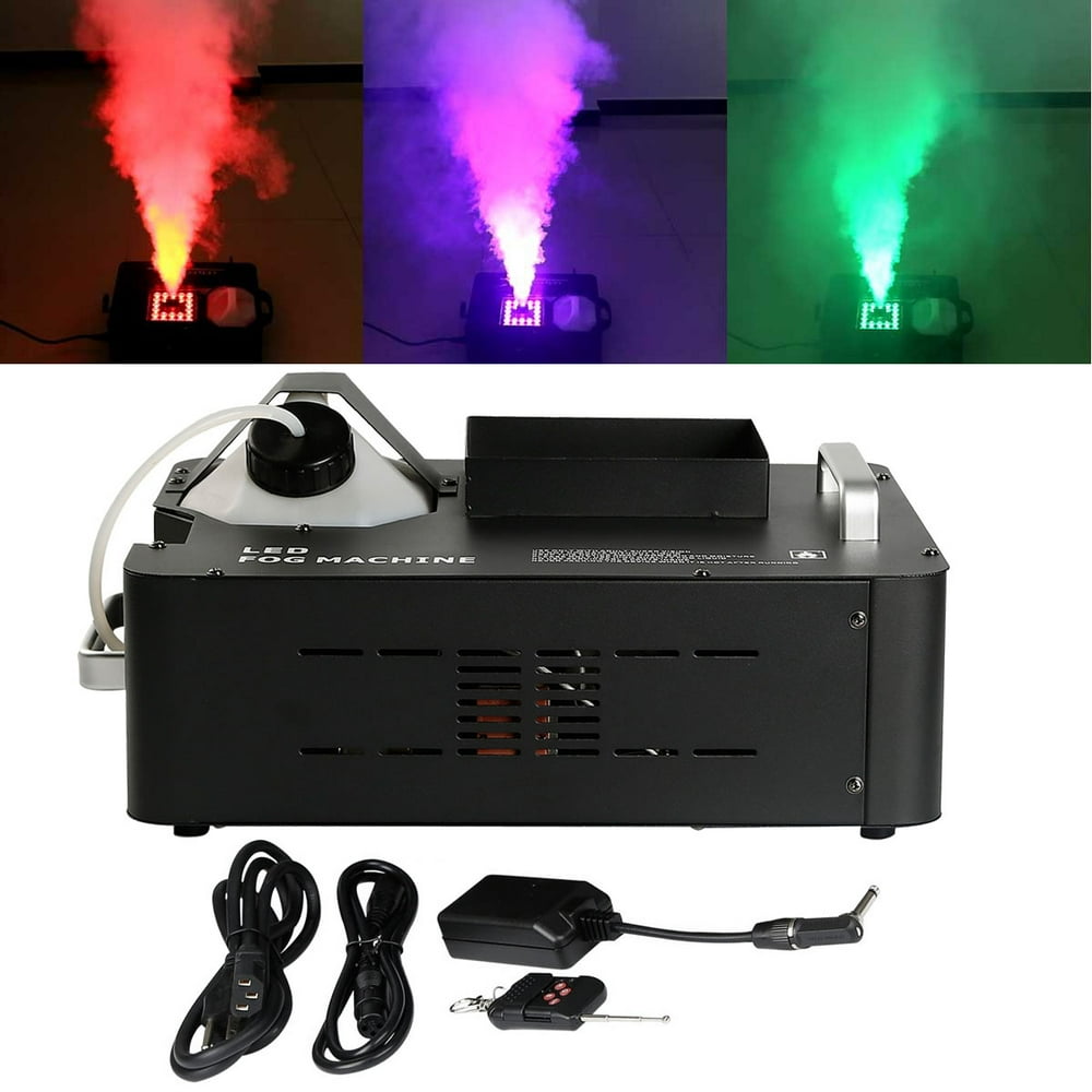 TCHOME 1500W Fog Machine w/ 24 LED RGB 3IN1 UP Spray Fogger Smoke Maker with Wireless Remote