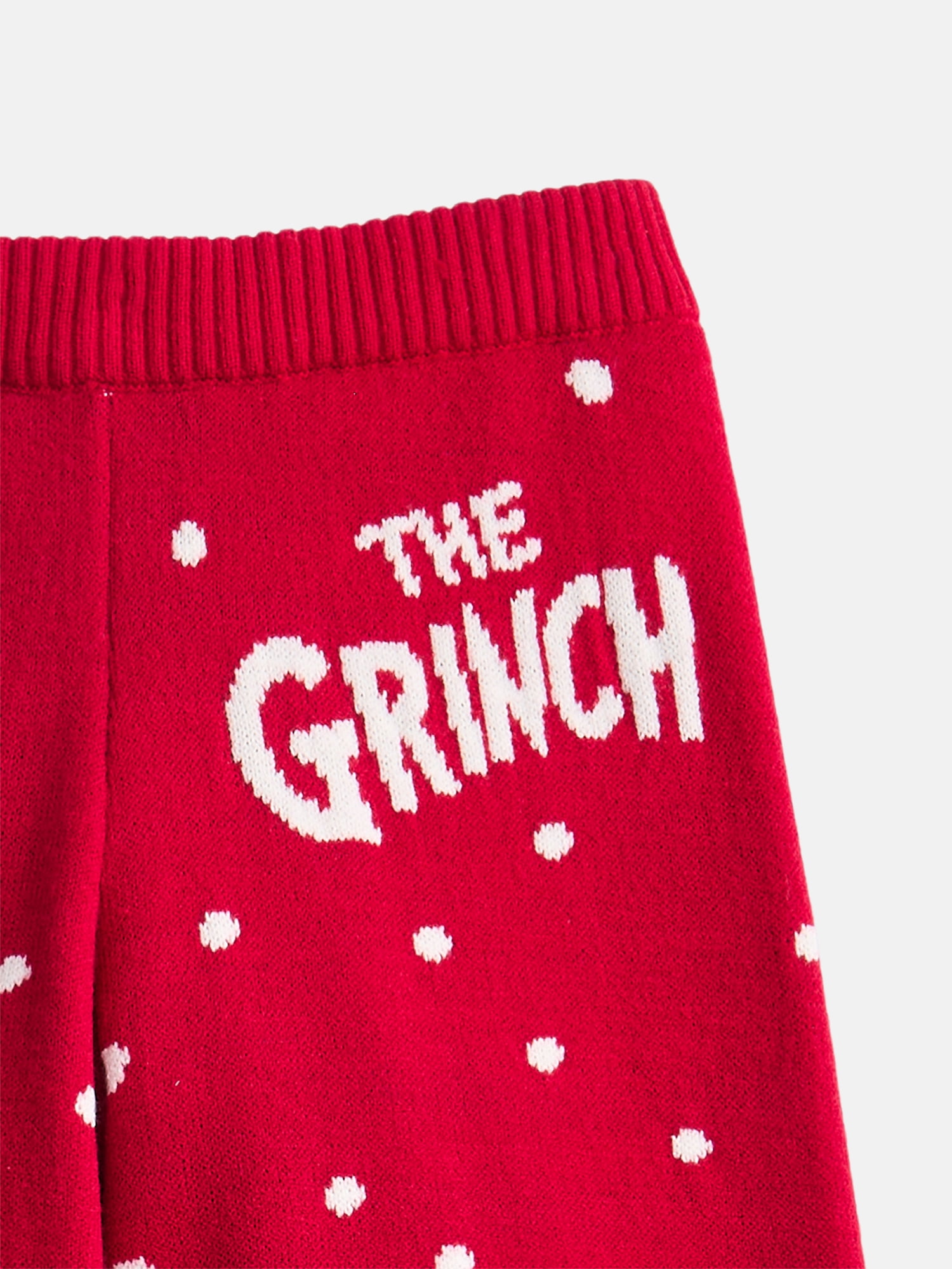 The Grinch Girls' Jacquard Wide Leg Knit Pants, Sizes 4-16