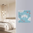 thumbnail image 5 of Dailycode Light Switch Plate Covers 3 Gang Wall Plate Plastics Outlet Covers for Kitchen Home Office Decor Rain Cloud Heart, 5 of 8