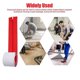 thumbnail image 4 of Instant Door Dust Protection Self-Adhesive Tarp Double Zipper Red, 4 of 5