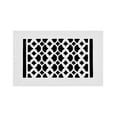 thumbnail image 4 of Cast Aluminum Floor Register with No Holes | Modern Design Heavy Duty Cast Aluminum Vent Covers | Air Vent Covers for Floors, Walls & Ceiling | Size 6" X 10" VR-100 | Brown, 4 of 9