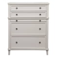 thumbnail image 2 of Alpine Furniture Potter 4 Drawer Wood Multi-Functional Chest in White, 2 of 4