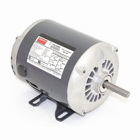 Dayton GP Mtr,Splt Ph,1/4HP,1725/1425rpm,48 6XJ46