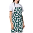 thumbnail image 3 of Xecao Daisies Flowers Print Funny BBQ Chef Aprons for Men Women,Adjustable Kitchen Cooking Aprons with Pocket Waterproof Oil Proof No Pilling Fading, 3 of 7