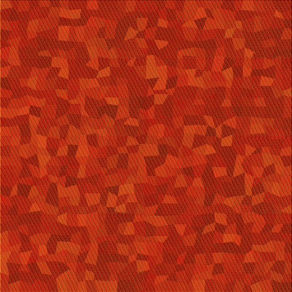 Ahgly Company Machine Washable Indoor Square Transitional Scarlet Red Area Rugs, 4' Square