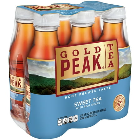 - (2 Pack) Gold Peak Sweet Tea, 16.9 Fl Oz, 6 Count