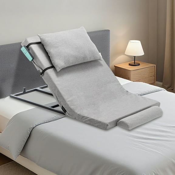 CQSXDA Electric Bed Backrest Adjustable 300 lbs Capacity Machine Washable Fabric