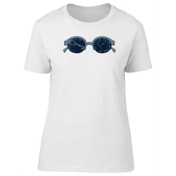 Sunglasses Reflecting Space T-Shirt Women -Image by Shutterstock, Female x-Large