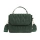 thumbnail image 1 of Bolso bandolera de piel sintética para mujer, bandolera de hilo con solapa para mujer (verde) Likrtyny Para estrenar, 1 of 9
