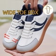 thumbnail image 6 of Men's Wide Toe Casual Sneakers - Lightweight Breathable Lace-Up Athletic Shoes for Daily Commute, Outdoor Hiking, Running, and All-Day Comfort, 6 of 9