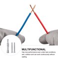 thumbnail image 4 of FRCOLOR Wire Tool Wire Twisting Tool with Stripping Function for Home Use Made of Carbon Steel Silver Color,4.09"X0.79"X0.79", 4 of 4