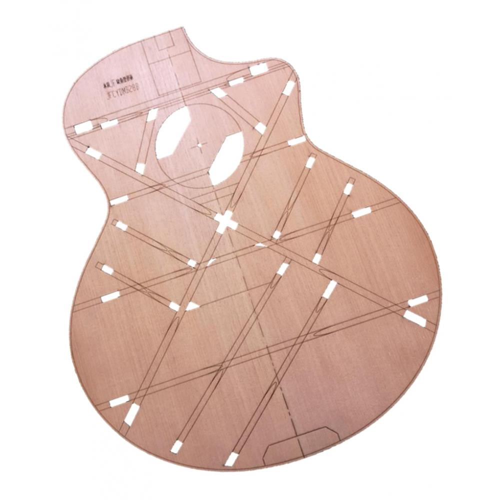LeeQinersw 41 Inch Guitar Body Template for JF Guitar Making, Luthier