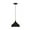 Black, variant on Nordic Modern Ceiling Light Fixture, Pendant Light Teardrop Drop Simple Light Hanging Lighting Fixtures Chandelier for Restaurant bar Coffee Dining Room, (9.45x9.45x51 Inches)