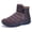 Brown, variant on Men's Plush-Lined Side-Zip Winter Ankle Boots, Brown, Size 6.5