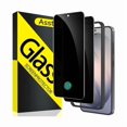 thumbnail image 1 of ccwmincc 2 Pack for Samsung Galaxy S26 Privacy Screen Protector, 25° Anti Spy 9H Tempered Glass for S26, Fingerprint Unlock Support, Full Coverage, Case Friendly, Easy Install, Anti-Scratch, 1 of 1