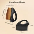 thumbnail image 2 of Brosse de Nettoyage, Plateau Tournant en Carbone pour Albums en Vinyle, Brosse en Fibre de Carbone pour Plateau Tournant en Vinyle, Brosse en Carbone - Vinyle Antistatique - Albums en Carbone, 2 of 7