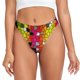 thumbnail image 1 of Fotbe Colorful Tie Dye Stained Glass 1 Tanga Sin Costuras para Mujer con Estampado – Panties Invisibles, Transpirables y Cómodos para Uso Diario-Large, 1 of 6
