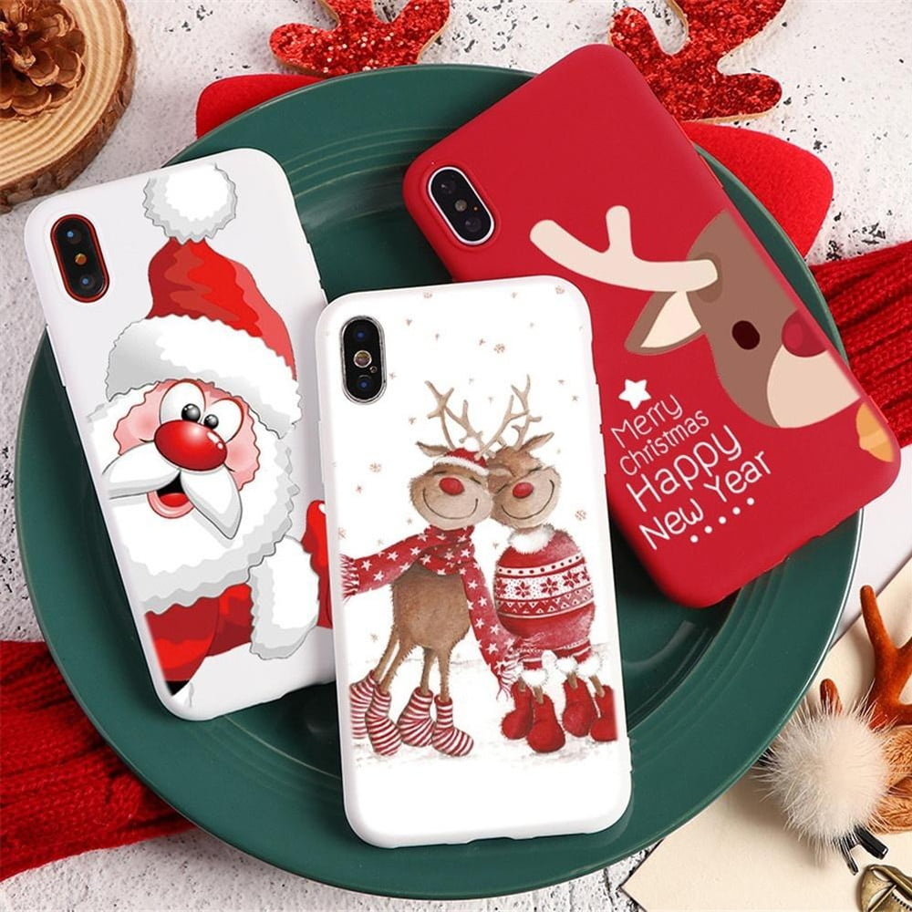 Black Gold Xmas Santa Christmas Tree Socks Snowflake Phone Coque Case For  iPhone 11,iPhone XS Max X XR Fundas Cover for iPhone 13 Mini Case 13 12 Pro  Max Mini 12 Case 