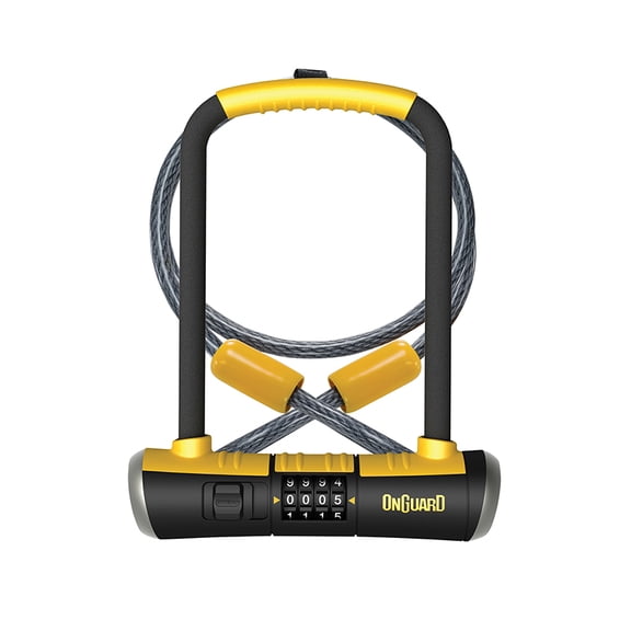 Onguard Bulldog 8012C Lock Og U 8012c Bulldog Dt Std Combo 5x9/10mmx4ftcbl