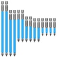 thumbnail image 3 of Juego de Puntas de Destornillador Antideslizantes MagnéTicas de 14 Piezas Juego Puntas de Destornillador de Juego de Cruzadas de VáStago Hexagonal de 1/4 Pulgadas, 3 of 10