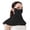 Black, variant on Outdoor Sun Protective Scarf Lightweight Breathable Summer Pairing With And Hats For Women Men Dark Gray