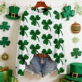thumbnail image 2 of St Patricks Day Sweater Women Long Sleeve Crewneck Irish Oversized Pullover Plus Size Sweater, 2 of 8