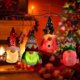 thumbnail image 2 of Luces de decoración navideña, muñeco resplandeciente de elfo de peluche, gnomo de muñeco de Papá Noel, adornos colgantes para árboles de Navidad, regalos para decoración de fiestas, 2 of 5