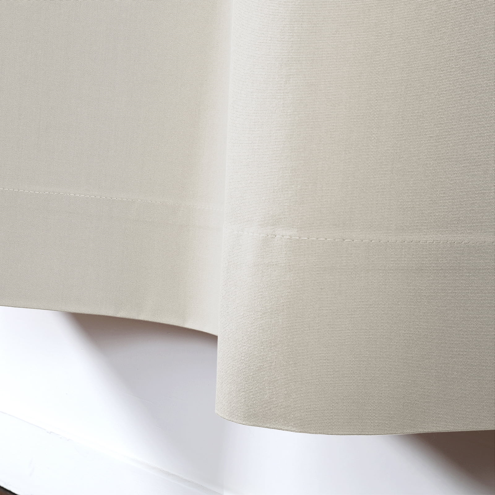 TWOPAGES Outdoor 72 W X 96 Inch Drape Waterproof Windproof Curtain for Patio, 1 Panel, Beige