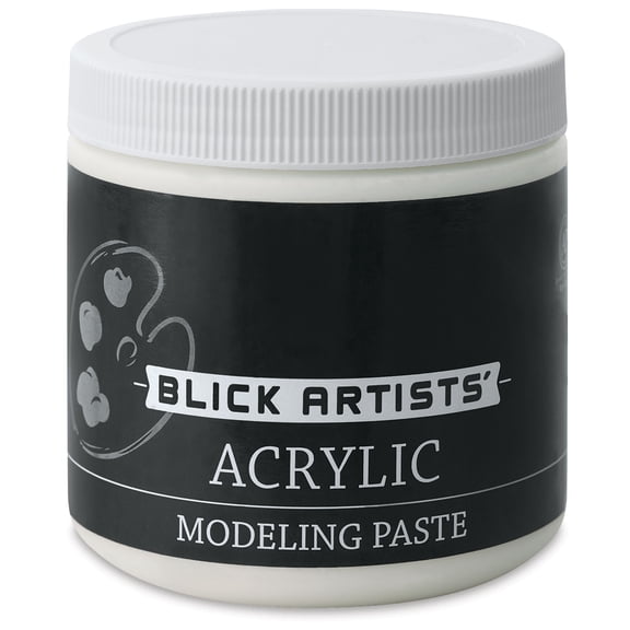 Blick Artists Acrylic Medium - Blick Artists' Acrylic Modeling Paste, 16 oz