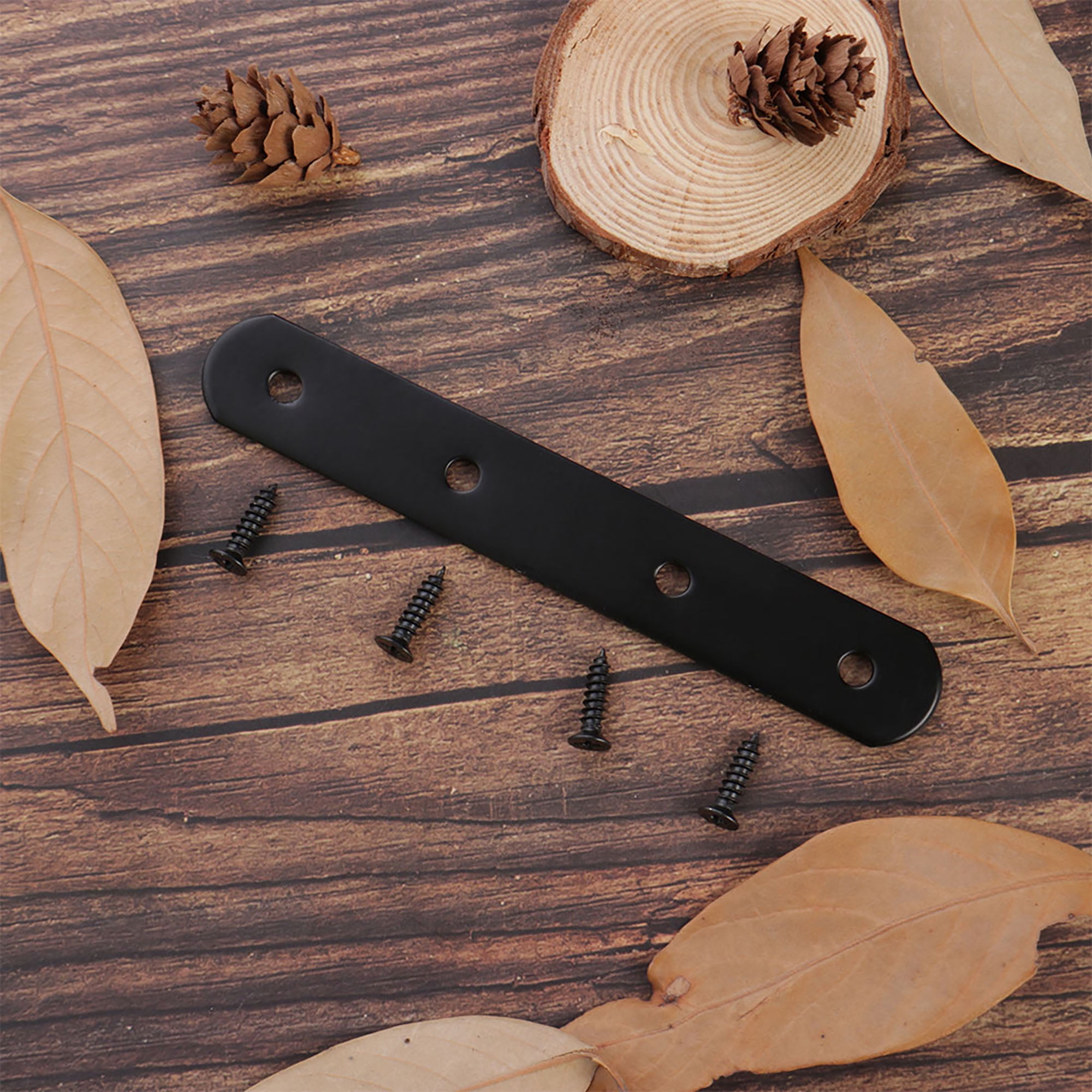 128x20mm Straight Bracket Stainless Steel Braces Furniture Brackets