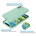 thumbnail image 5 of Cell Phone Cases for 6.7" iPhone 12 Pro Max, Njjex Liquid Silicone Gel Rubber Shockproof Case Ultra Thin Fit iPhone 12 Pro Max Case Slim Matte Surface Cover for Apple iPhone 12 Pro Max 2020 -Mint, 5 of 9