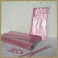 1000pcs 4" PINK LIGHT metallic twist ties foil twist ties