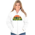 thumbnail image 3 of Hike with Bigfoot Retro Hiking Legend Unisex Fleece Graphic Zip Up Hoodie Brisco Brands 2X, 3 of 5