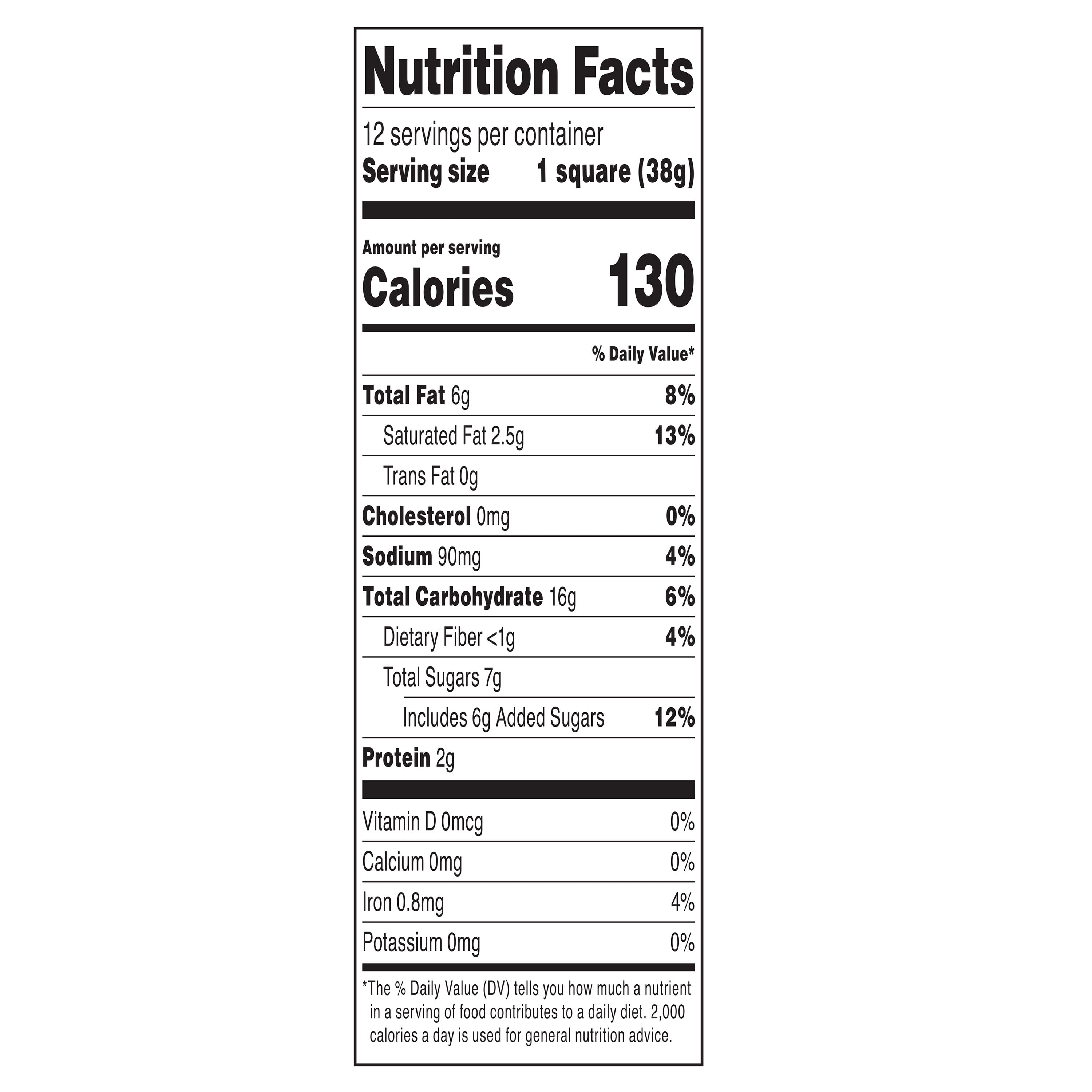 Marketside Apple Caramel Pie Squares, 15.87 oz, 12 Count