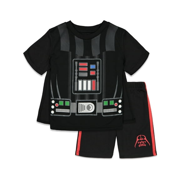 Disney Star Wars Boys' Caped T-Shirt and Shorts Set (Toddler and Little Boys)