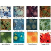 Crystalites Glaze Set 4 oz - 12 Jars, (S-2KIT2)