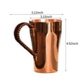 thumbnail image 6 of DOMELAY Copper Coffee Mug Handmade Pure Copper Cup 400ml Water Mug Home Kitchen Decor Outdoor Drinkware for Tea, 6 of 7