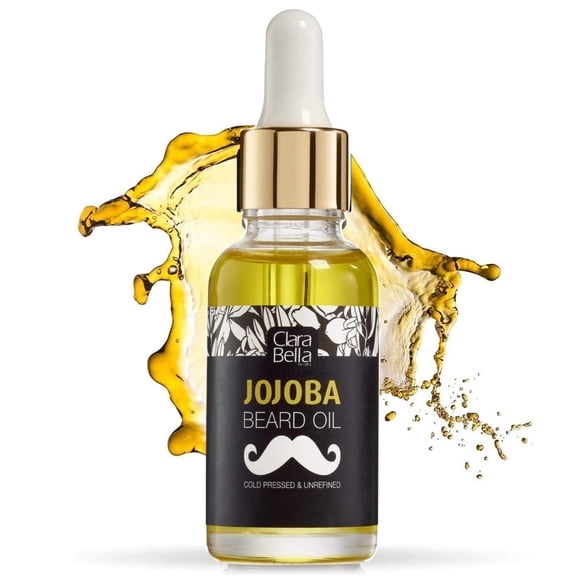 Aceite para barba Clara Bella Health Jojoba sin perfume, 30 ml, para hombre