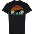 thumbnail image 3 of Inktastic Hunting Dog Retro Sunset T-Shirt, 3 of 5