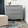 thumbnail image 2 of DaVinci Kalani Solid Pine Wood 3-Drawer Dresser in Gray, 2 of 10