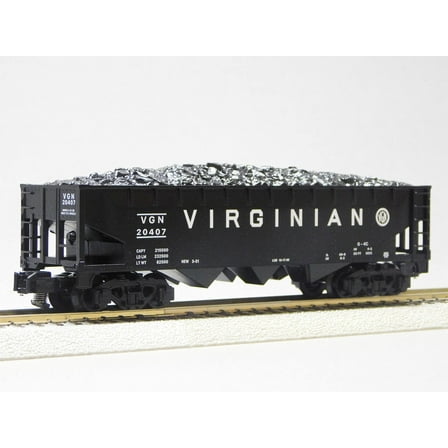 Lionel American Flyer Virginian 3 Bay Coal Hopper #20407 S Gauge