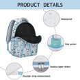 thumbnail image 4 of 3D Panda Embroidery Backpack - Premium Quality School Bag with Thickened Sponge Padding, Ergonomic Curved Straps, Multi-Layer Storage Space Panda Themed Gift, 4 of 6