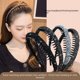 thumbnail image 5 of Diadema de estilo con dientes antideslizantes, para lavarse la cara, para uso exterior, versátil, para celebridades de Internet, para adultos, con horquilla para el pelo aplastado, tocado, paquete de, 5 of 6