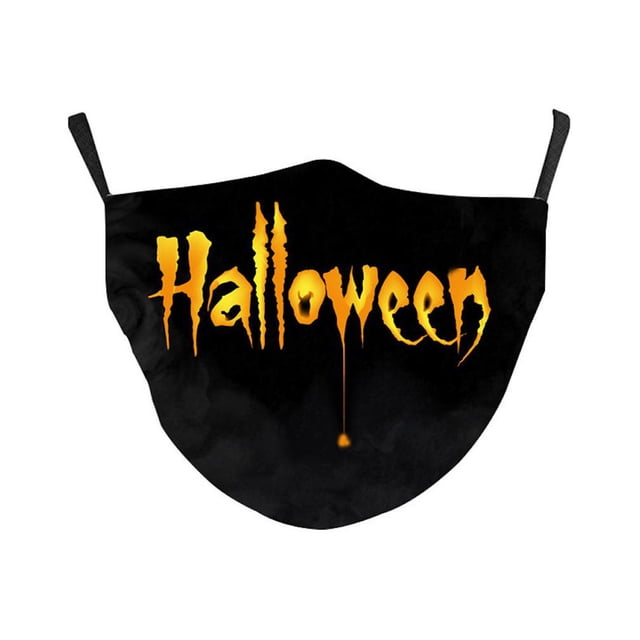 Mascarilla facial de Halloween, anime, transpirable, reutilizable con filtro