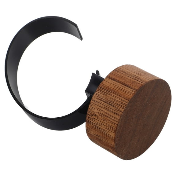 OUNONA Watch Display Stand with Solid Black Walnut Wood Base, Show Rack Wrist Watch Holder for Men Watch Organizer and Jewelry Display