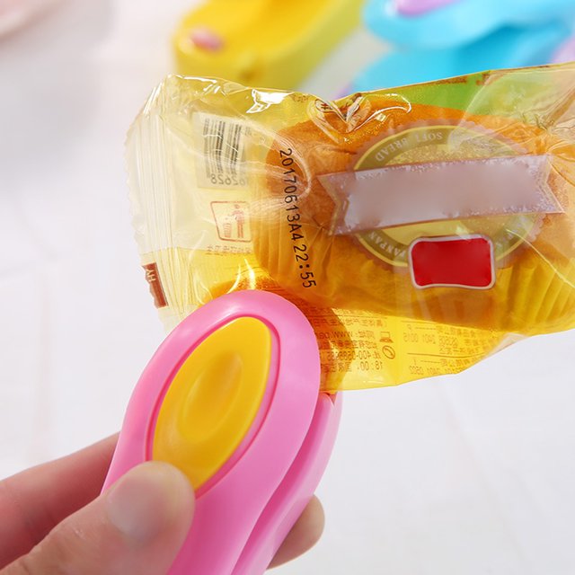 Batería de Cocina Sellador de calor para alimentospaquete de presión portátilmáquina de sellado de bolsascolor aleatorio Wdftyju Libre de BPA