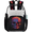 Multicolor 2, variant on Winter Forest Deer Clear Backpack for Stadium Events, Transparent Backpacks See Through Plastic Bag for Concerts & Work, Woodland Fawn Snowflakes