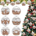 thumbnail image 1 of Juego de adornos de madera Fiudx natividad Navidad colgante, 1 of 6