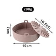 thumbnail image 3 of Air Fryer Silicone Pot with Lid Multifunctional Grill Plate Heat Resistant Oven Accessories Practical Kitchen Tool, 3 of 4