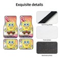 thumbnail image 4 of Goofa SpongeBob SquarePants Print 4-Piece Floor Mats, Heavy-Duty Rubber Liners, Anti-Slip Design, All-Season Automotive Protection, Vehicles, Cars, Trucks, and SUVs, 4 of 7